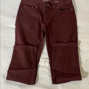 Banana Republic Slim Traveler Wine 35x30